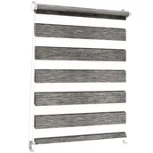 Rolety - Roleta dzień noc Naturale Click 46 x 140 cm szara - miniaturka - grafika 1