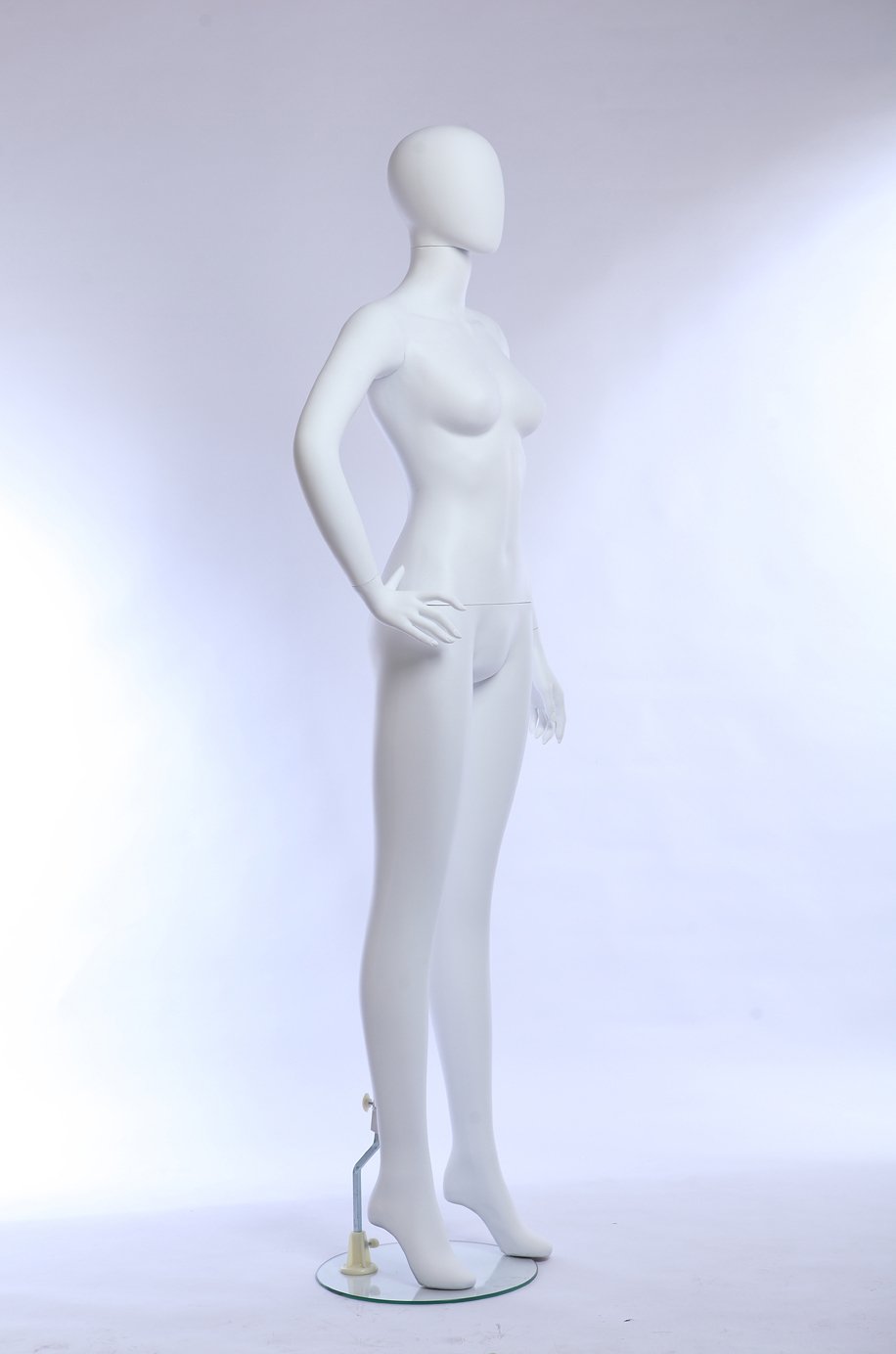 YM6-7-6 piękny kobiecy abstrakcyjny biały matowy lakierowany manekin manekin okienny