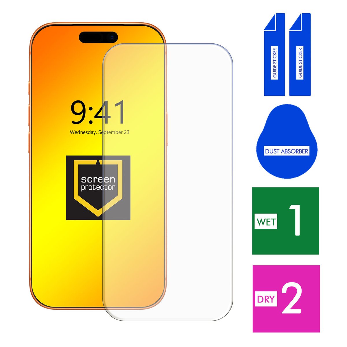 SZKŁO HARTOWANE DO APPLE IPHONE 17 PRO SZYBKA 9H OCHRONNE PANCERNE