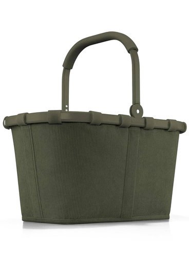 Koszyk na zakupy plażę Reisenthel Carrybag - cord dark matcha
