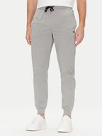 Spodnie sportowe męskie - BOSS Spodnie dresowe Mix&Match 50515365 Szary Regular Fit - miniaturka - grafika 1