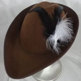 KRASZEK Kapelusz "Myśliwy z piórkiem", KRASZEK EKH-25060 - Dodatki do strojów karnawałowych - miniaturka - grafika 3