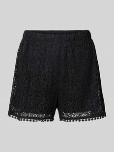 Szorty o kroju regular fit z efektem podpalania model ‘MAYA’ - Spodenki damskie - miniaturka - grafika 1