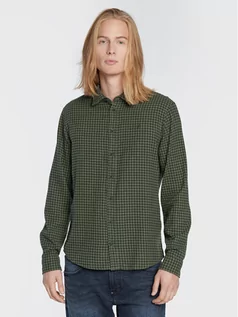 Koszule męskie - Blend Koszula 20714317 Zielony Regular Fit - grafika 1