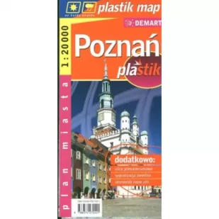Poznań Laminowany Plan Miasta 1 : 20 000 Outlet - Atlasy i mapy - miniaturka - grafika 1