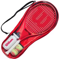 Tenis ziemny - Zestaw do tenisa dla dzieci Wilson Federer 25 Start Set - rakieta, piłki, bidon - miniaturka - grafika 1