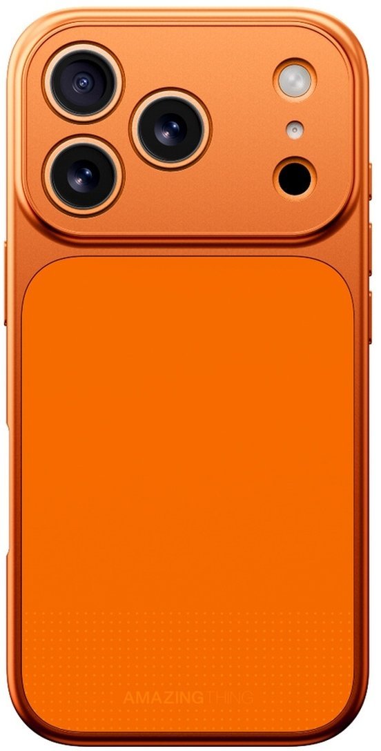 Amazingthing Etui pokrowiec na iPhone 17 Pro Max Minimal Mag Full Cover Case - pomarańczowy Etui pokrowiec na iPhone 17 Pro Max Minimal Mag Full Cover Case - pomarańczowy