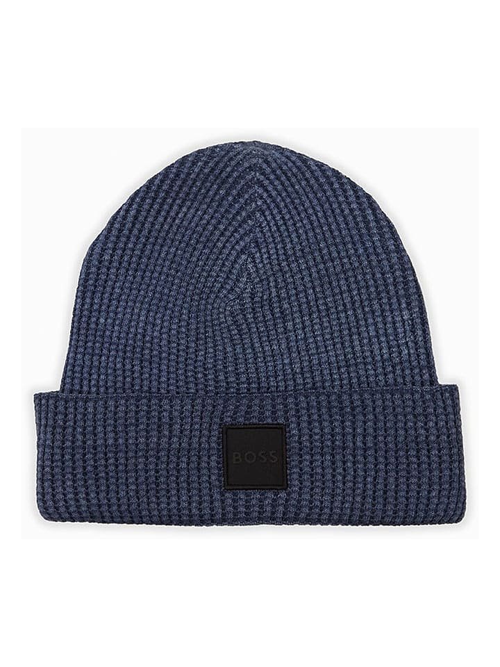Hugo Boss Underwear Czapka beanie w kolorze granatowym