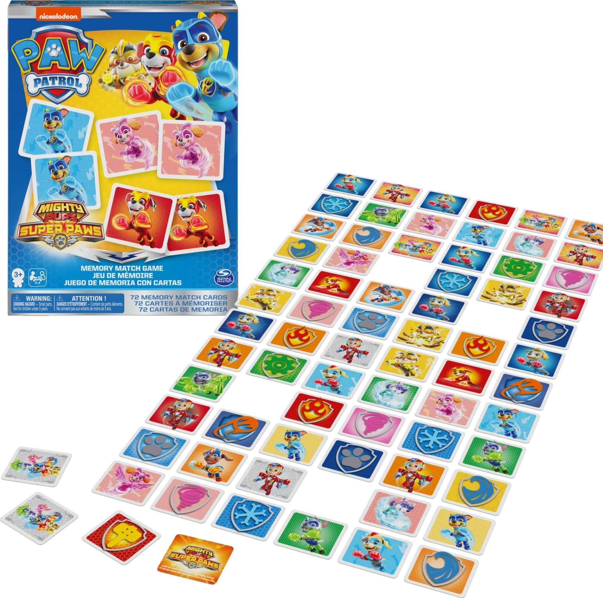 Spin Master Memo Gra pamięciowa Memory Psi Patrol Mighty Pups