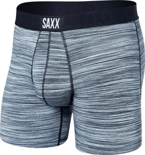 SAXX Bokserki męskie szybkoschnące SAXX VIBE Boxer Brief melanż - niebieskie S - Majtki męskie - miniaturka - grafika 1