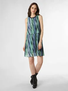 Armani Exchange Sukienka damska Kobiety wiskoza niebieski|zielony wzorzysty, 36 - Sukienki - miniaturka - grafika 1