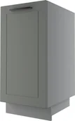 Meble kuchenne - Bergamo Szafka Dolna D1D/40 Szary Mat - miniaturka - grafika 1