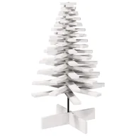 Choinki - vidaXL Drewniana choinka do udekorowania, biała, 100 cm, sosnowa - miniaturka - grafika 1