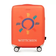 Walizki - Pokrowiec na małą walizkę pomarańczowy - miniaturka - grafika 1