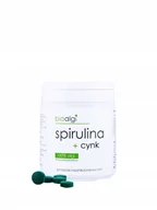 Witaminy i minerały - Bioalgi, Spirulina + Cynk, 250 tab. - miniaturka - grafika 1
