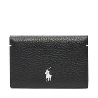 Portfele - Mały Portfel Męski Polo Ralph Lauren 427949873014 Czarny - miniaturka - grafika 1