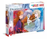 Puzzle - Clementoni Puzzle 60 Maxi Super kolor Frozen 2 - miniaturka - grafika 1