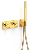 Zestawy prysznicowe - Bateria podtynkowa TRES B-System 24-K Złoto 30725201OR - miniaturka - grafika 1