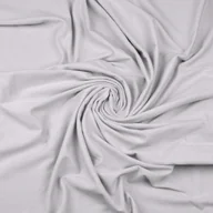 Pasmanteria - Dzianina bawełniana Jersey jednokolorowa jasno szara - miniaturka - grafika 1