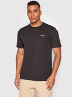 Koszulki męskie - Calvin Klein T-Shirt Micro Logo Interlock K10K109894 Czarny Regular Fit - miniaturka - grafika 1