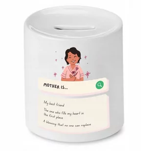 SKARBONKA DLA MAMY MATKI MY BEST FRIEND PREZENT z Nadrukiem ze Zdjęciem - Skarbonki - miniaturka - grafika 1