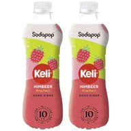Syropy i koncentraty owocowe - 2x SYROP SODAPOP SODA KELI MALINA 500ml KONCENTRAT DO SATURATORA WODY - miniaturka - grafika 1