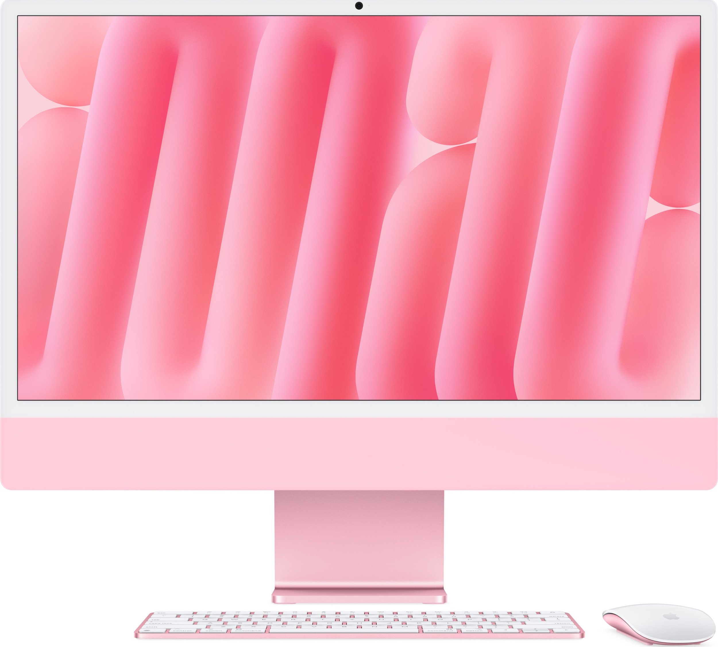 Komputer Apple 24inch iMac with Retina 4.5K display Apple M4 chip with 8core CPU and 8core GPU 16GB 256GB SSD Pink MWUG3D/A