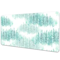 Podkładki na biurko - Duża podkładka na biurko Malowany las 120x60 cm - miniaturka - grafika 1