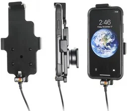 Uchwyt do Apple iPhone X w futerale z wbudowaną ładowarką samochodową do instalacji na stałe - Uchwyty samochodowe do telefonów - miniaturka - grafika 1