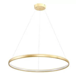 Złota Lampa Wisząca Carlo Ring Led 26W 4000K Do Jadalni Nad Stół - Oprawy, klosze i abażury - miniaturka - grafika 1