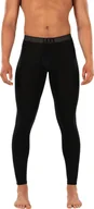 Bielizna sportowa męska - SAXX Męskie termoaktywne leginsy z długą nogawką SAXX ROAST MASTER Tight - czarne S - miniaturka - grafika 1