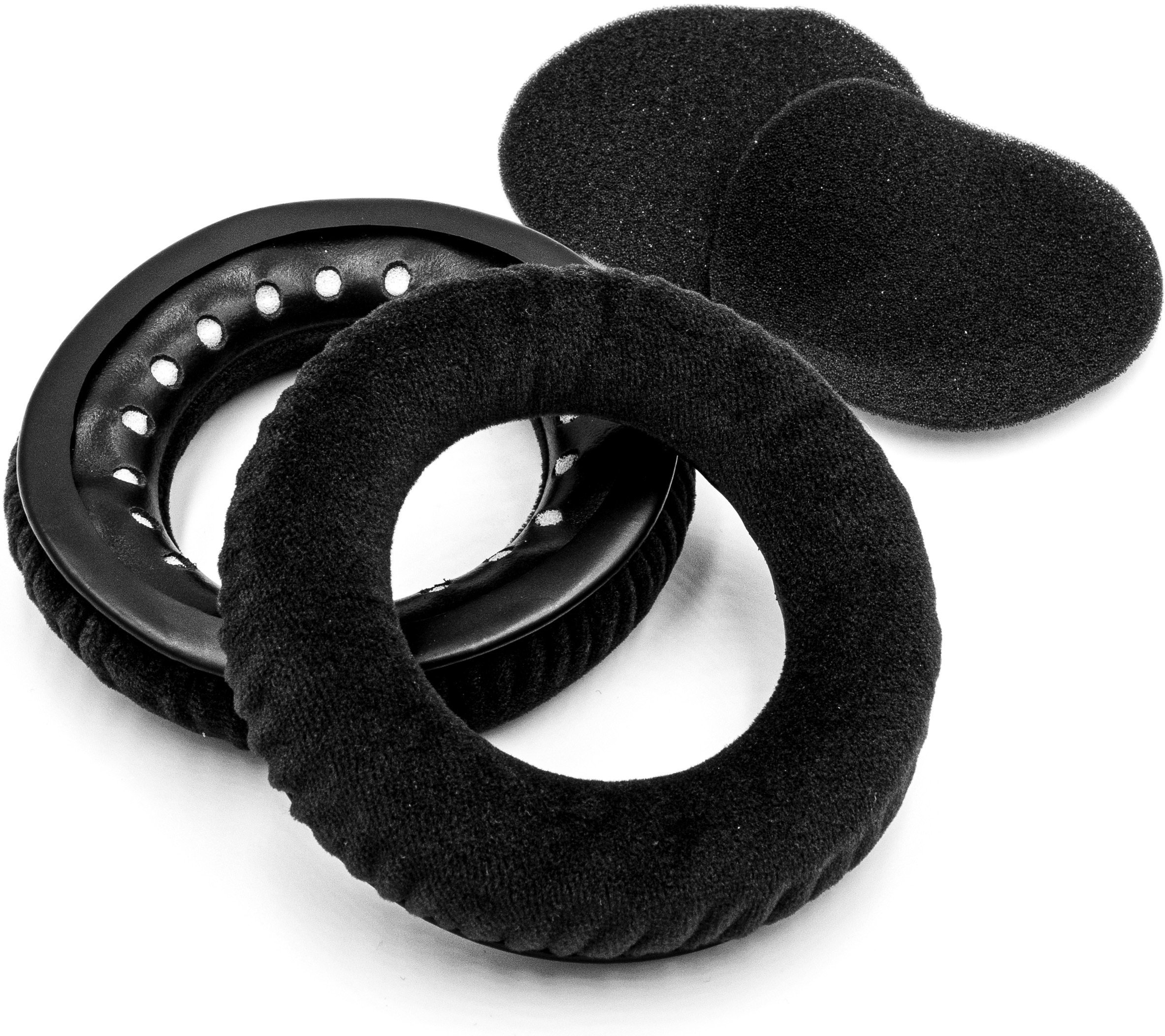 UNIWERSALNE NAUSZNIKI PADY GĄBKI PODUSZKI DO SŁUCHAWEK 100MM 10CM AKG K52 K72 K92 K240 K553 BEYERDYNAMIC DT770 PRO DT880 PRO DT990 PRO MMX300 MMX300 2 GEN. CUSTOM ONE PRO CUSTOM STUDIO CORSAIR VIR
