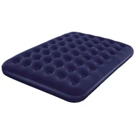 Materace turystyczne - Bestway Materac welurowy Queen 203x152x22cm granatowy (67003-6232) - miniaturka - grafika 1