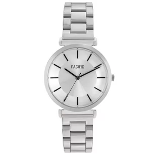 Zegarek Srebrny damski zegarek z bransoleta PACIFIC X6142-07 - Zegarki damskie - miniaturka - grafika 1