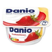 Kefiry, jogurty, maślanki - Danone - Danio serek truskawkowy - miniaturka - grafika 1