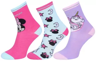 3 x Skarpetki Myszka Minnie, jednorożec DISNEY - Rozmiar - 37/38.5 EU - Skarpetki dla dzieci - miniaturka - grafika 1