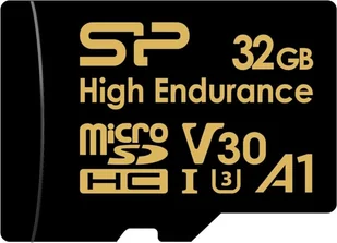 Karta Silicon Power Golden Series MicroSDHC 32 GB Class 10 UHS-I/U3 A1 V30 SP032GBSTHDV3V1HSP - Karty pamięci - miniaturka - grafika 1