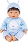 Lalki dla dziewczynek - TINY TREASURES, Blue Bear Doll, Brown Hair - miniaturka - grafika 1