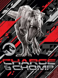 Koc Kocyk Dziecięcy 130X170 Jurassic World - Koce i narzuty dla dzieci - miniaturka - grafika 1