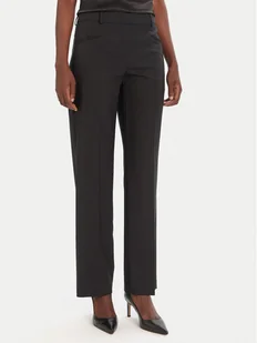 BOSS Spodnie materiałowe Tilda9 50546613 Czarny Straight Fit - Spodnie damskie - miniaturka - grafika 1
