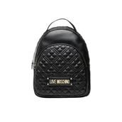 Plecaki - Love Moschino, Borsa Quilted PU Jc4309Pp0Ela Czarny, female, - miniaturka - grafika 1