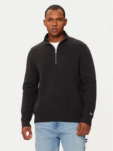 Tommy Jeans Sweter DM0DM20596 Czarny Regular Fit - Swetry męskie - miniaturka - grafika 1
