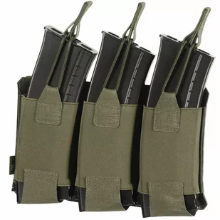 Ładownica elastyczna M-Tac Elite Laser Cut na 3 magazynki karabinowe - Ranger Green (10145123) - Odzież taktyczna i umundurowanie - miniaturka - grafika 1