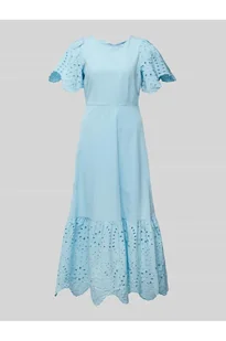 Długa sukienka z ażurowym wzorem - Selected Femme - Sukienki - miniaturka - grafika 1