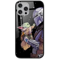 Etui i futerały do telefonów - ERT GROUP etui na telefon Apple Iphone 6 PLUS, case oryginalny i oficjalnie licencjonowany przez Star Wars, wzór Baby Yoda 019, wykonany z hartowanego szkła, optymalnie dopasowany, etui ochronne - miniaturka - grafika 1