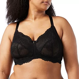 Biustonosze - Gossard Superboost Lace 7738 damski biustonosz bez fiszbin, Czarny, 80D - grafika 1