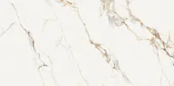 Płytki ceramiczne - Gres Statuario warm white polished rectified 60x120 - miniaturka - grafika 1