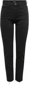 Spodnie damskie - ONLY CZARNE SPODNIE JEANSOWE MOM JEANS Z WYSOKIM STANEM 52 XQB - miniaturka - grafika 1
