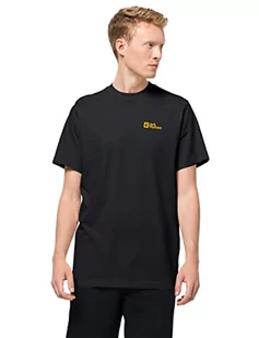 Jack Wolfskin koszulka męska essential, czarny, XL - Koszulki męskie - miniaturka - grafika 1