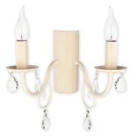 Lampy ścienne - Lemir Velio kinkiet 2 pł antyczna biel O1951 AB 015O1951 AB - miniaturka - grafika 1